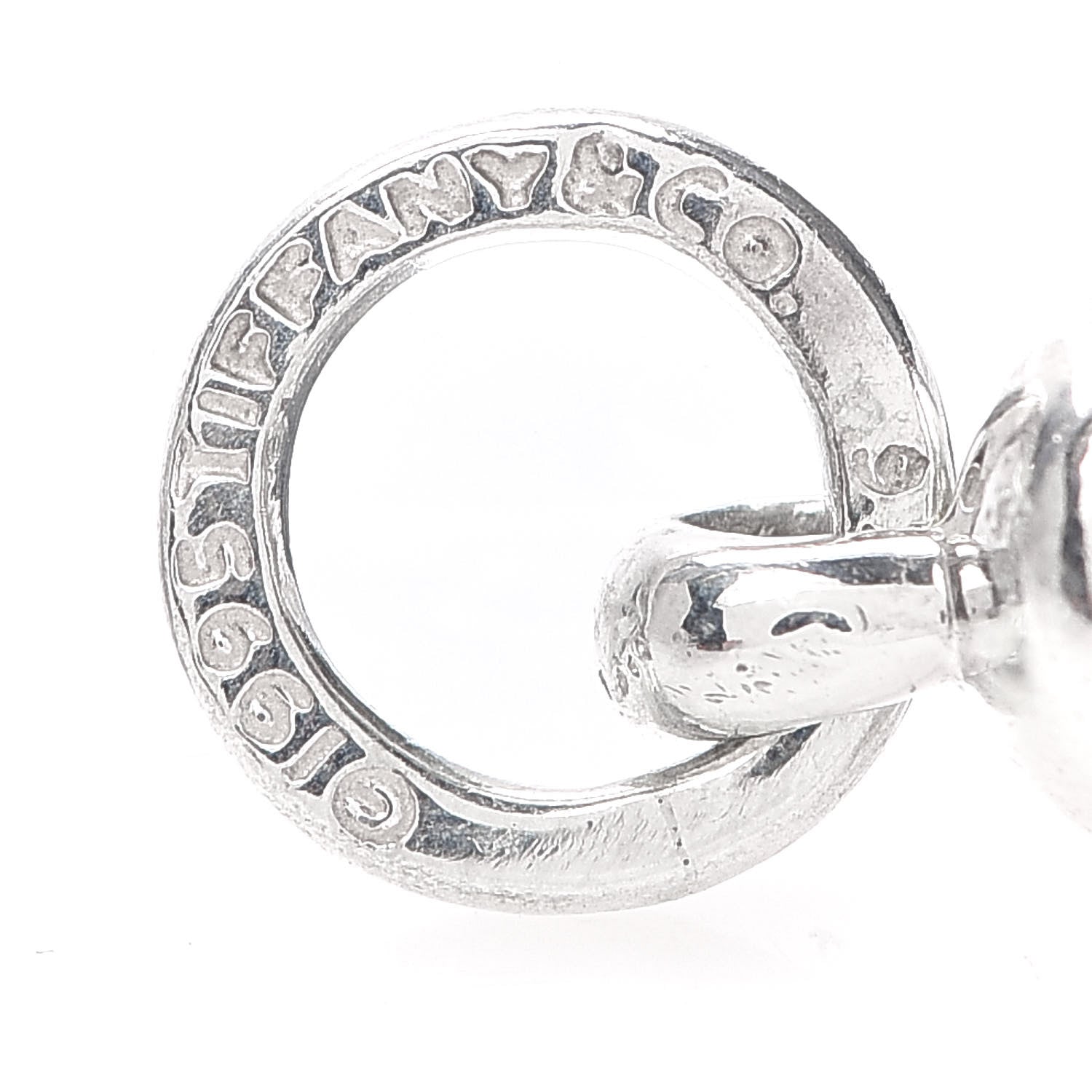 Tiffany Sterling Silver Carnelian Earring Enhancers 4 of 4