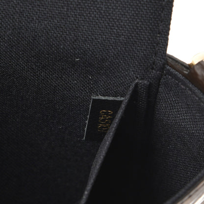 Louis Vuitton Monogram Blossom Pochette Felicie Chain Wallet Black 7 of 8