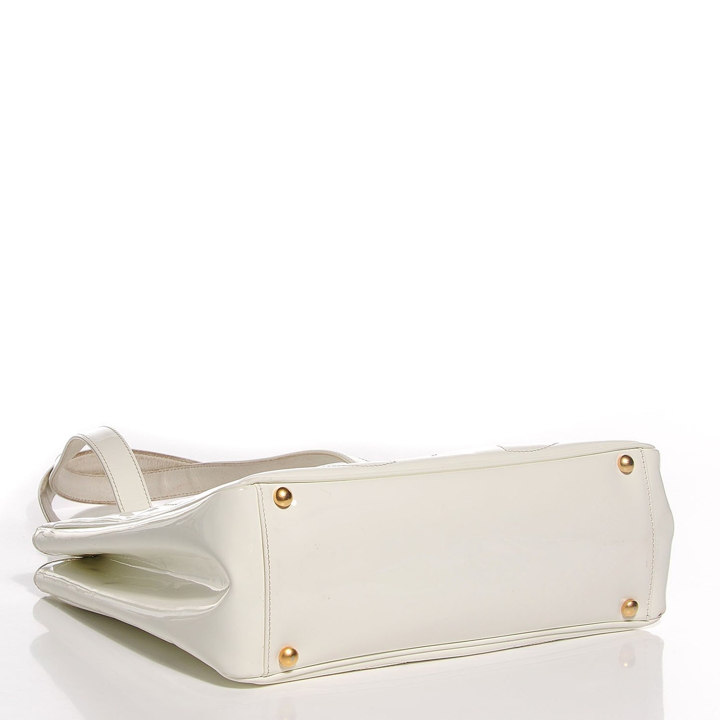 Patent CC Tote White