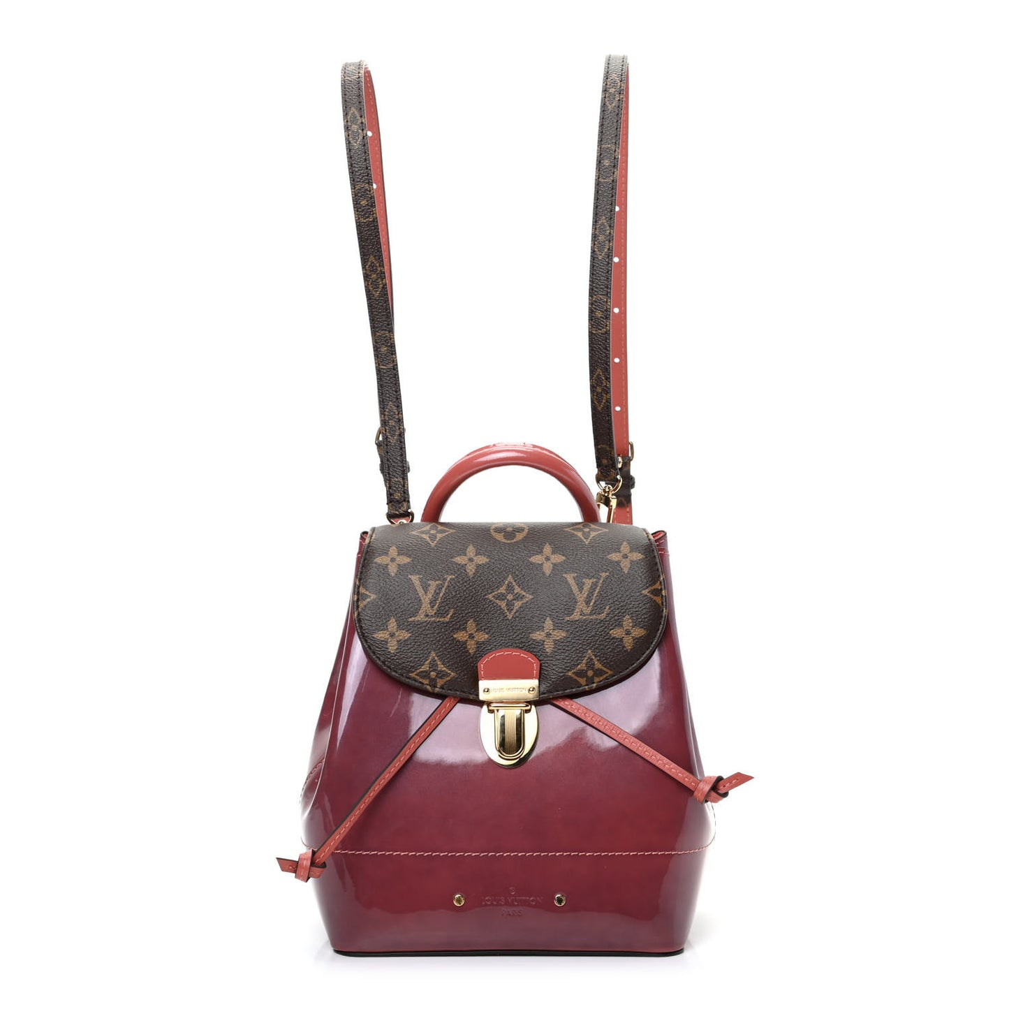 Patent Monogram Hot Springs Backpack Vieux Rose