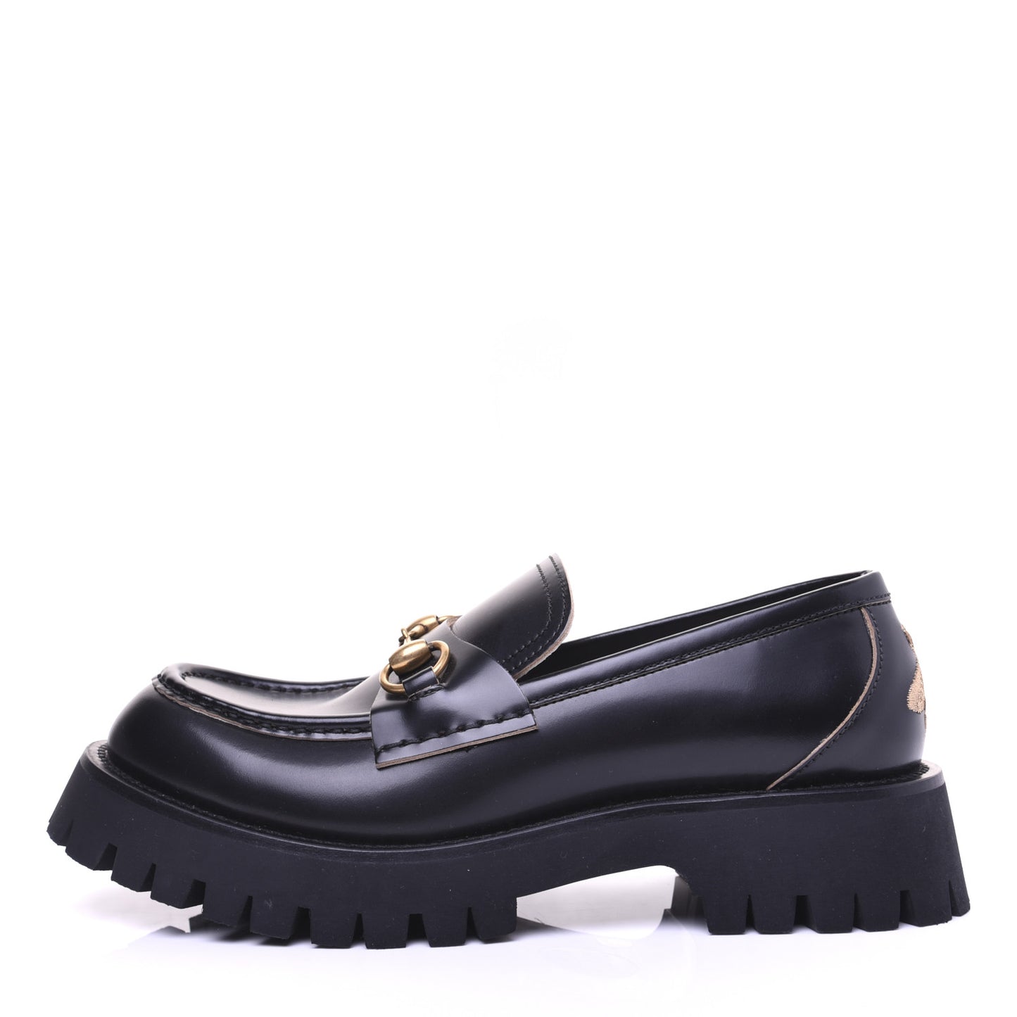 Cordovan Lux Womens Harald Horsebit 25mm Platform Loafers 39 Black