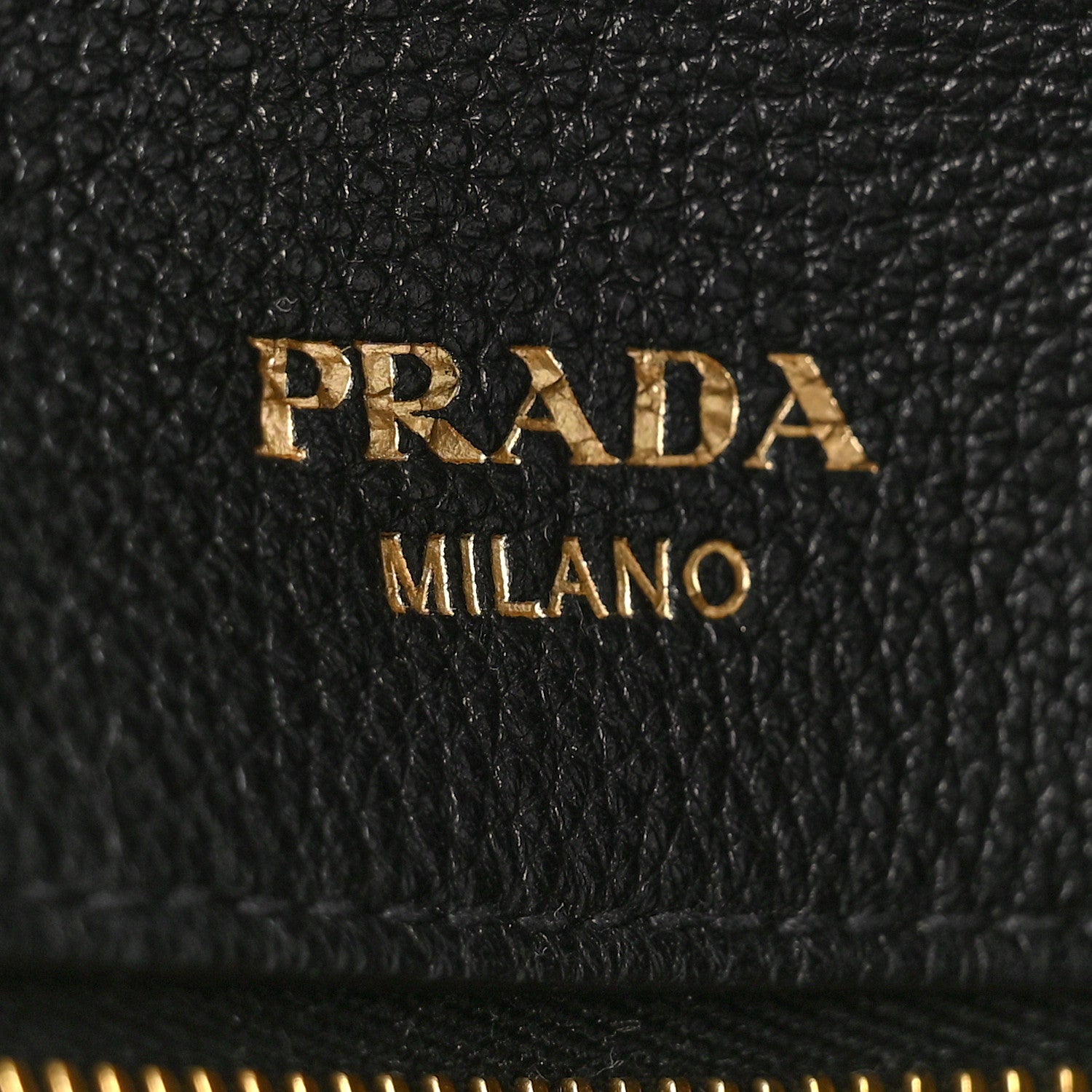 Prada Vitello Daino Shopping Tote Black 6 of 9