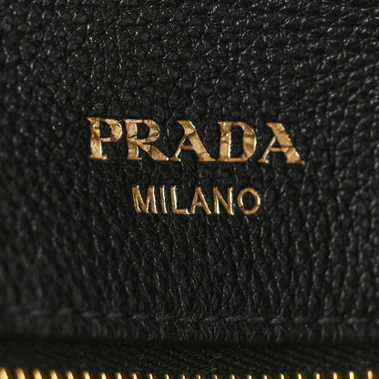 Prada Vitello Daino Shopping Tote Black 6 of 9