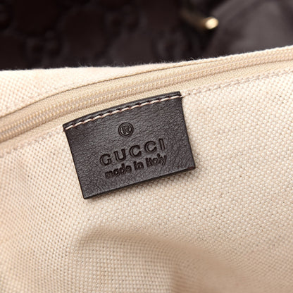 Gucci Guccissima Signature Large Sukey Tote Chocolate 8 of 9