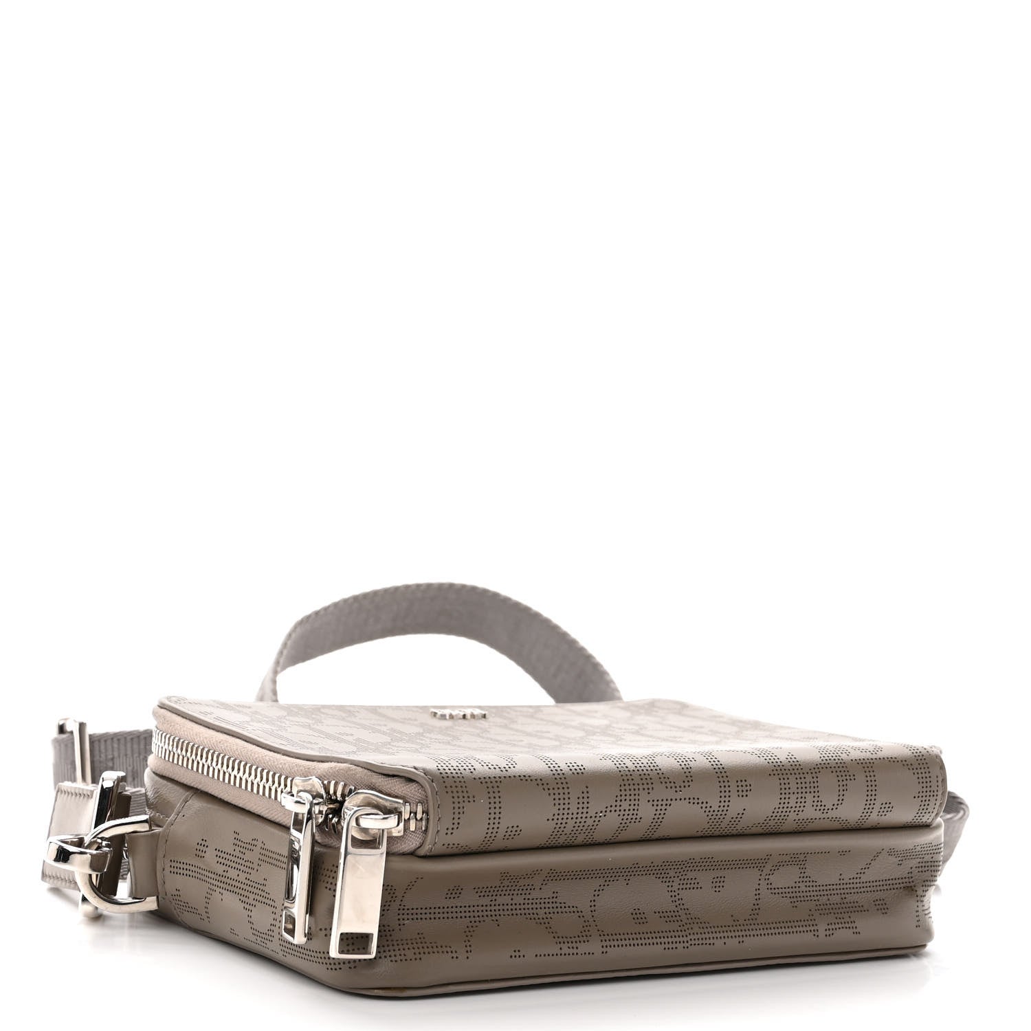 Christian Dior Calfskin Oblique Galaxy Perforated Messenger Marron Multicolor 4 of 10