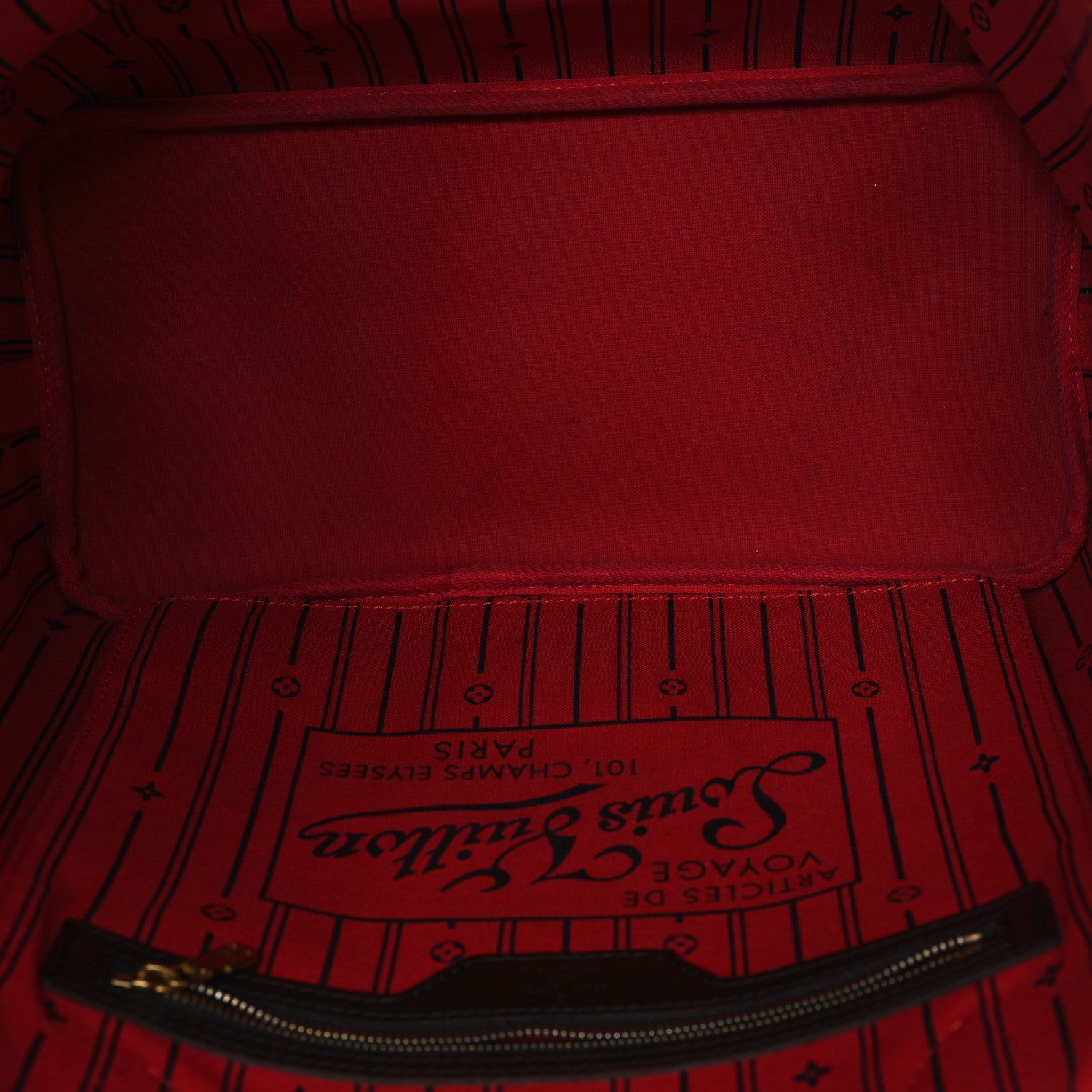 Louis Vuitton Damier Ebene Neverfull MM 5 of 10