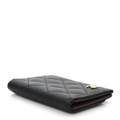 Chanel Caviar Quilted Card Holder Wallet Black 4 of 9