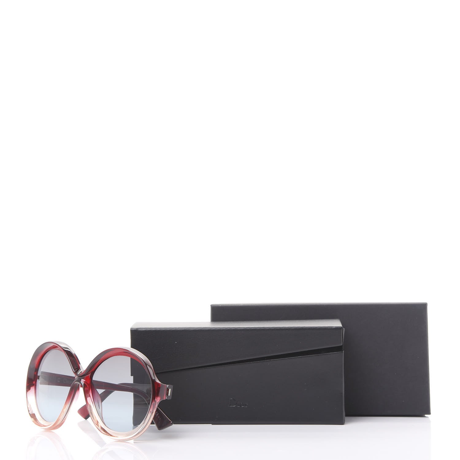 Christian Dior Acetate Bianca Sunglasses Burgundy Pink 8 of 8