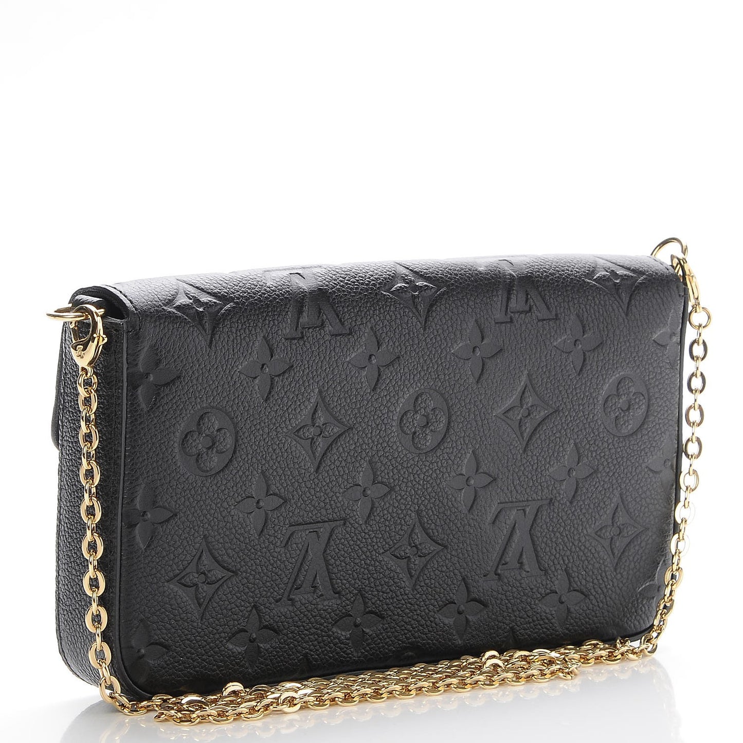Empreinte Pochette Felicie Chain Wallet Black