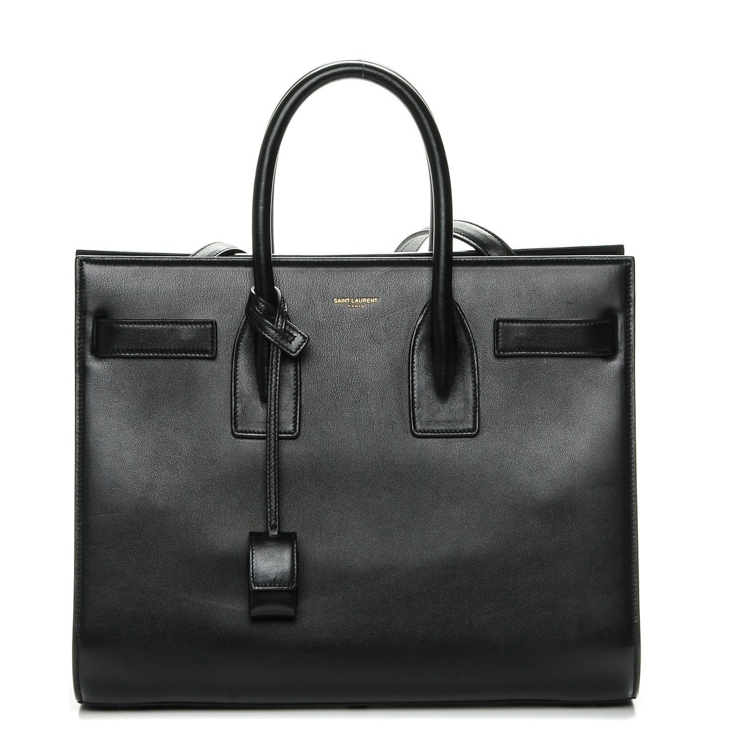 Calfskin Small Sac De Jour Black