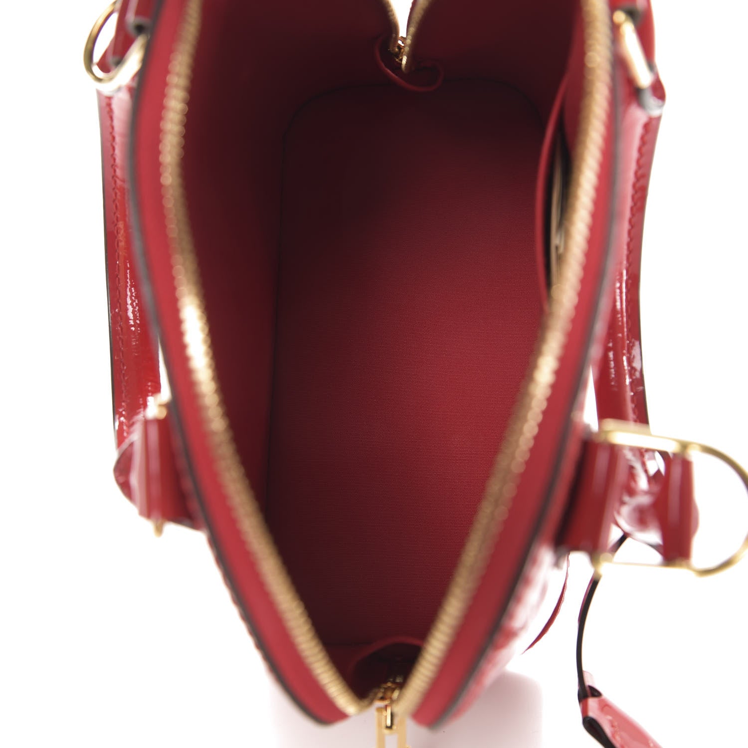 Louis Vuitton Vernis Alma BB Cherry 6 of 11
