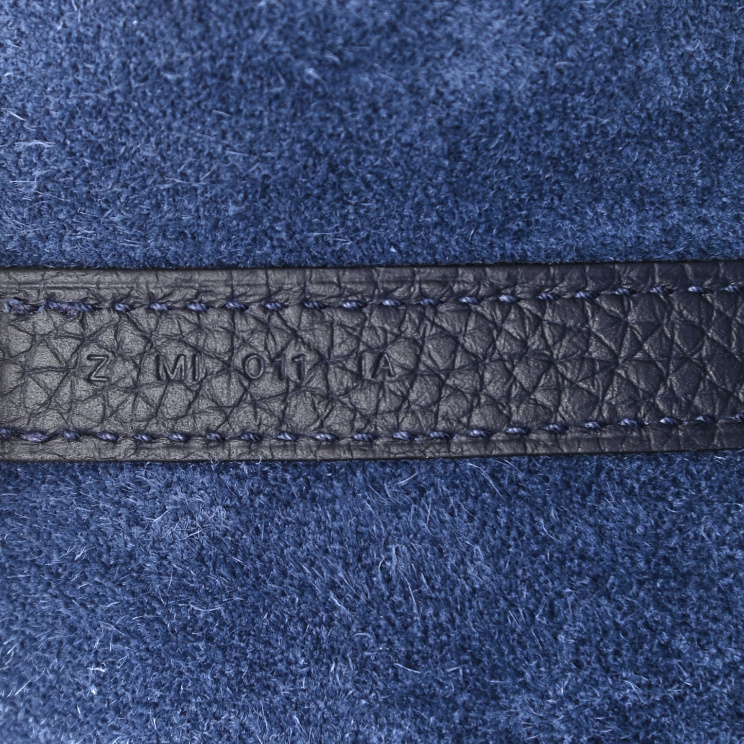 Taurillon Clemence Picotin Lock 22 MM Bleu Nuit