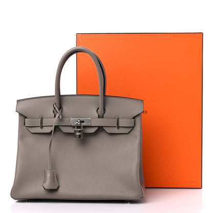 Hermes Epsom Birkin 30 Gris Asphalte 10 of 10