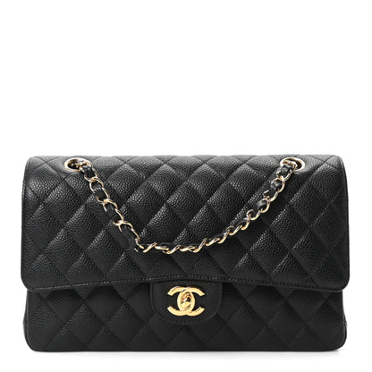 Chanel Caviar Quilted Medium Double Flap Black 1 of 11