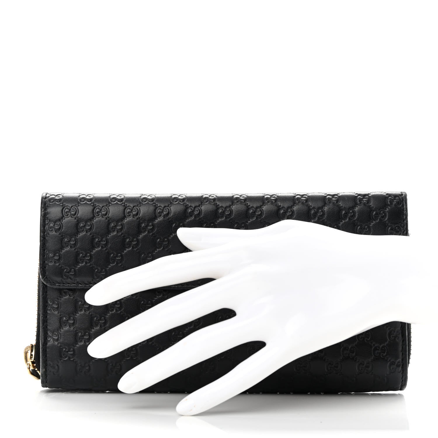 Gucci Soft Microguccissima Continental Zip Wallet Black 2 of 16