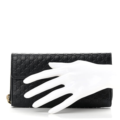 Gucci Soft Microguccissima Continental Zip Wallet Black 2 of 16