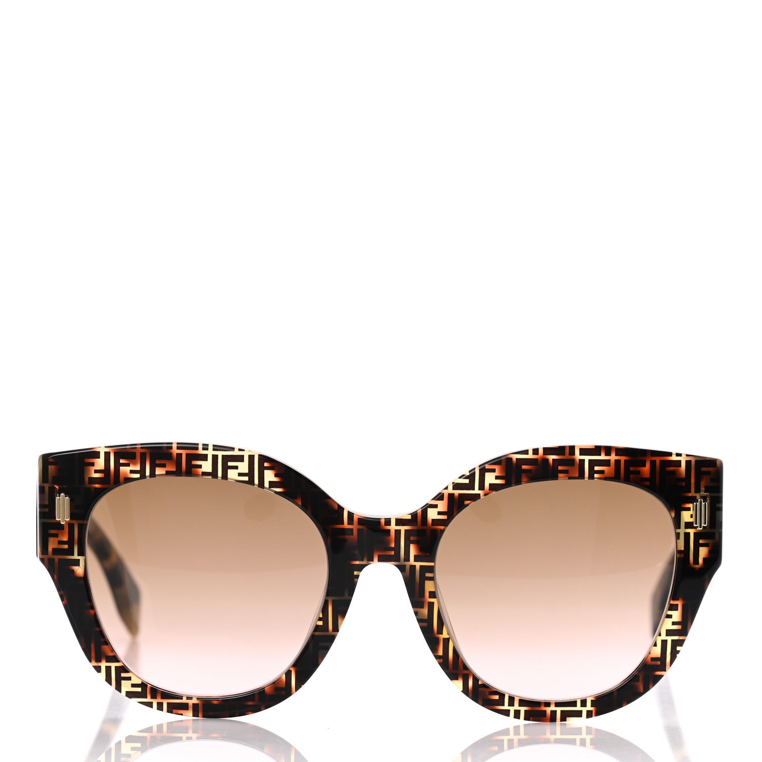 Fendi Acetate FF Sunglasses FF 0452/F/S Tortoise 2 of 8