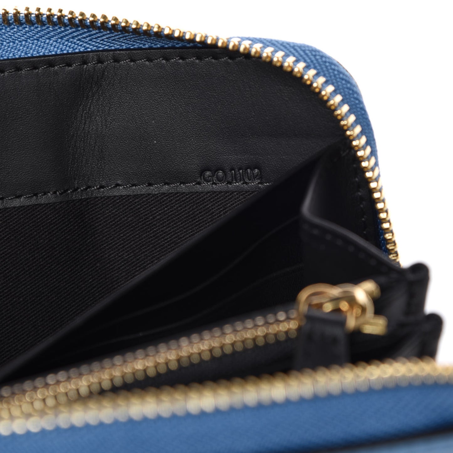 Calfskin Antigona Continental Zip Around Wallet Blue