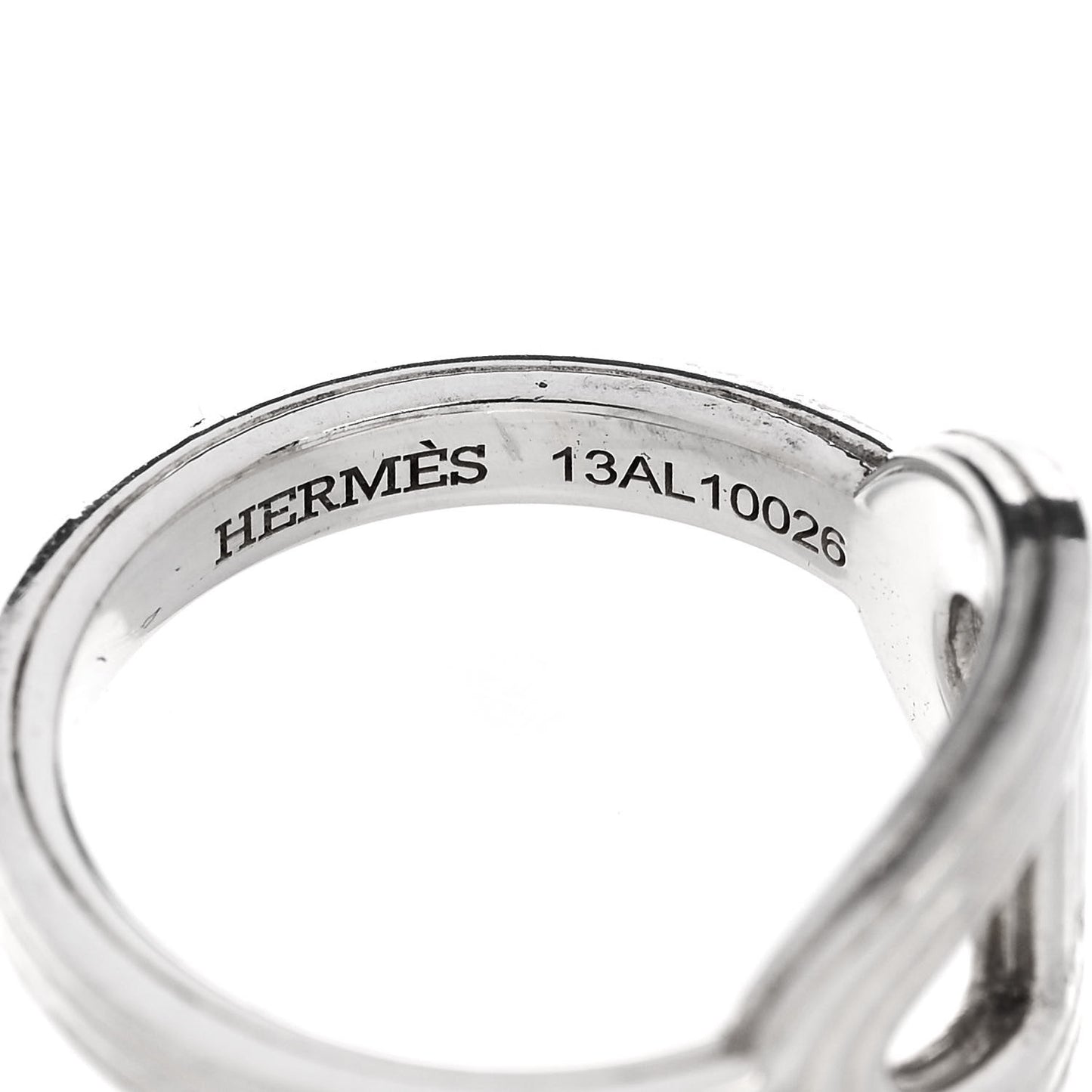 Sterling Silver Horizontal PM Chaine d'Ancre 24 Ring 48 4.5