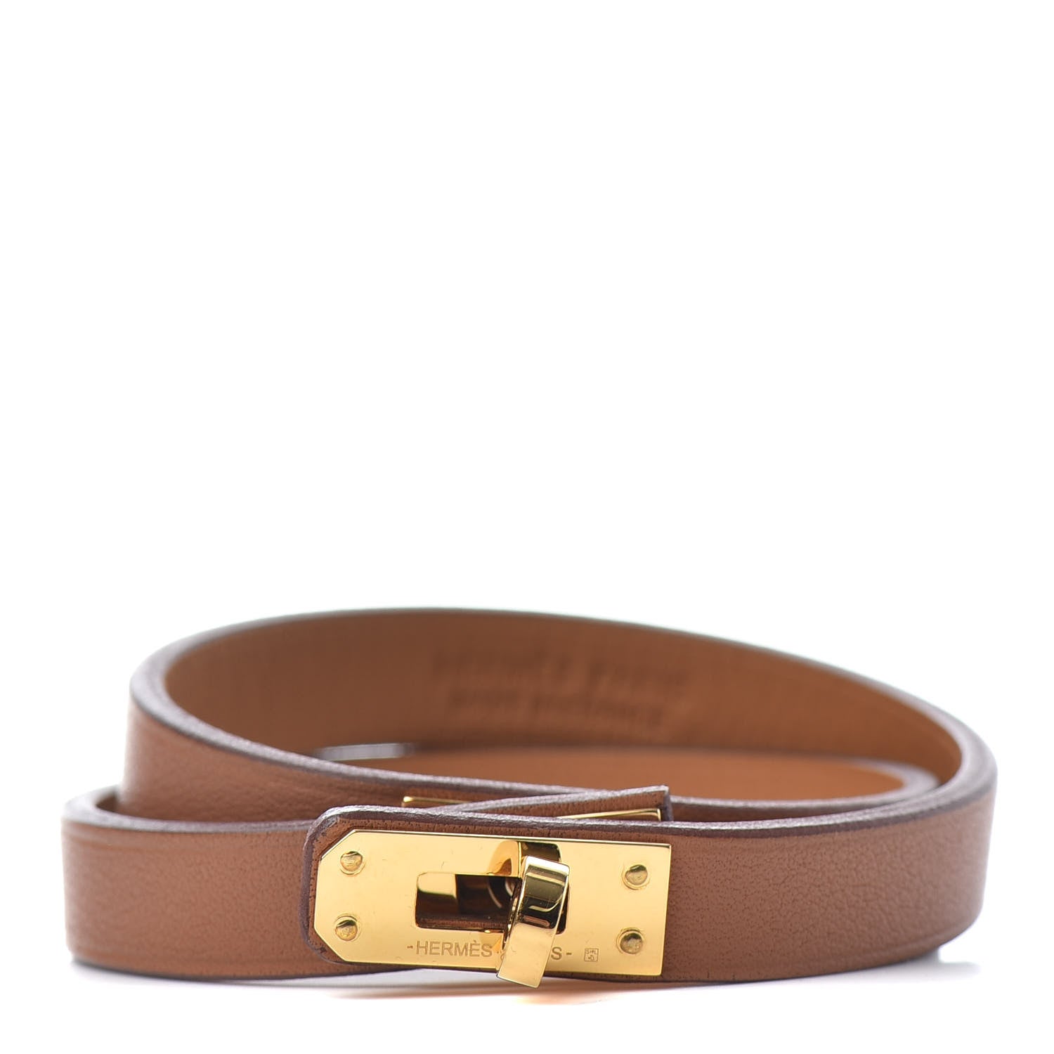 Hermes Swift Kelly Double Tour Bracelet T2 Gold 1 of 4