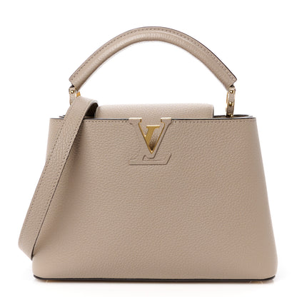 Louis Vuitton Taurillon Capucines BB Galet 1 of 10