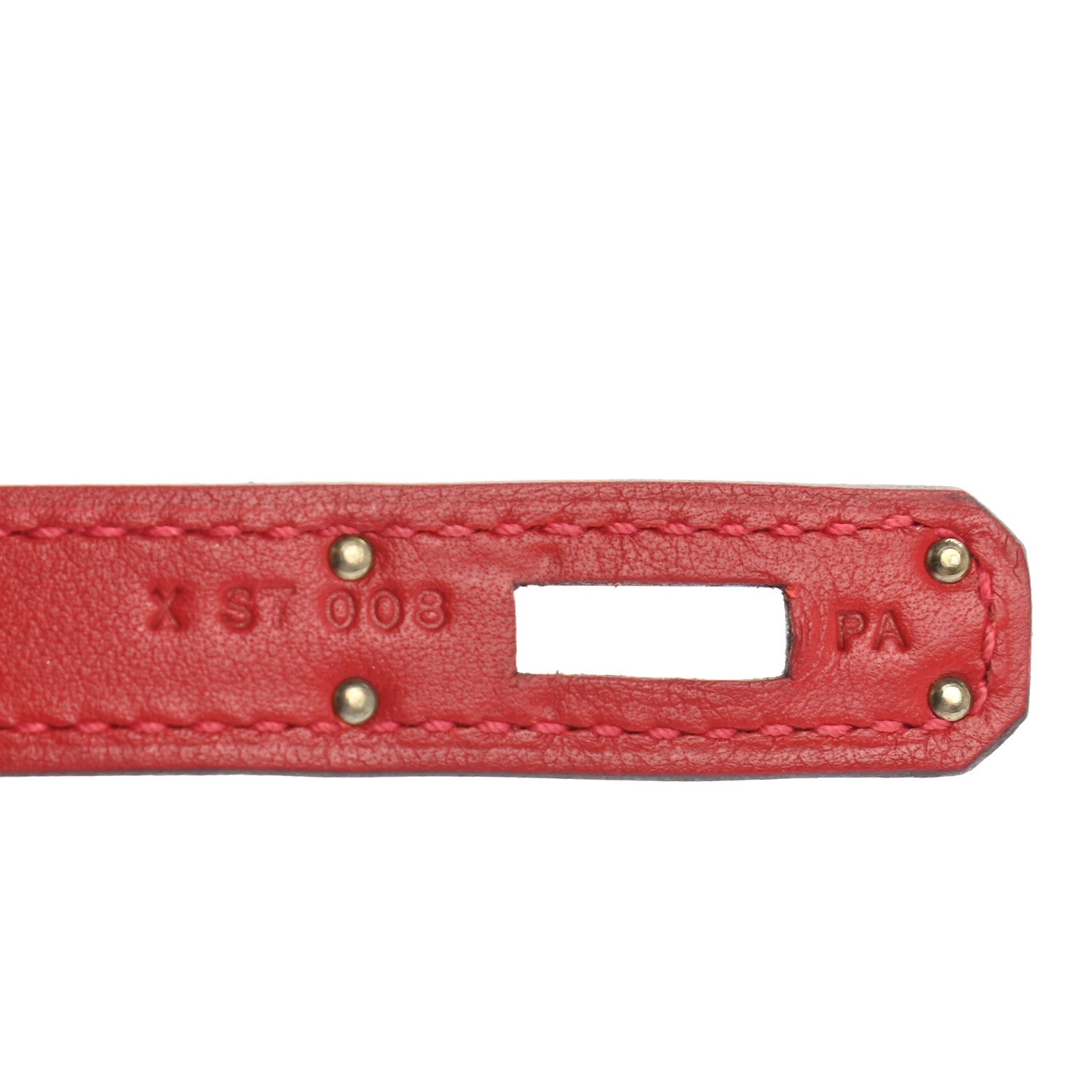 Hermes Swift Kelly Cut Clutch Pochette Vermillion 7 of 8