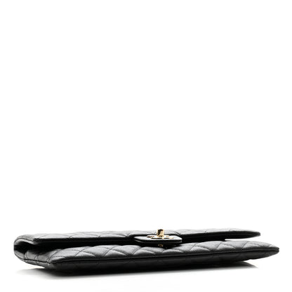 Chanel Caviar Quilted Flap Clutch Black 4 of 11