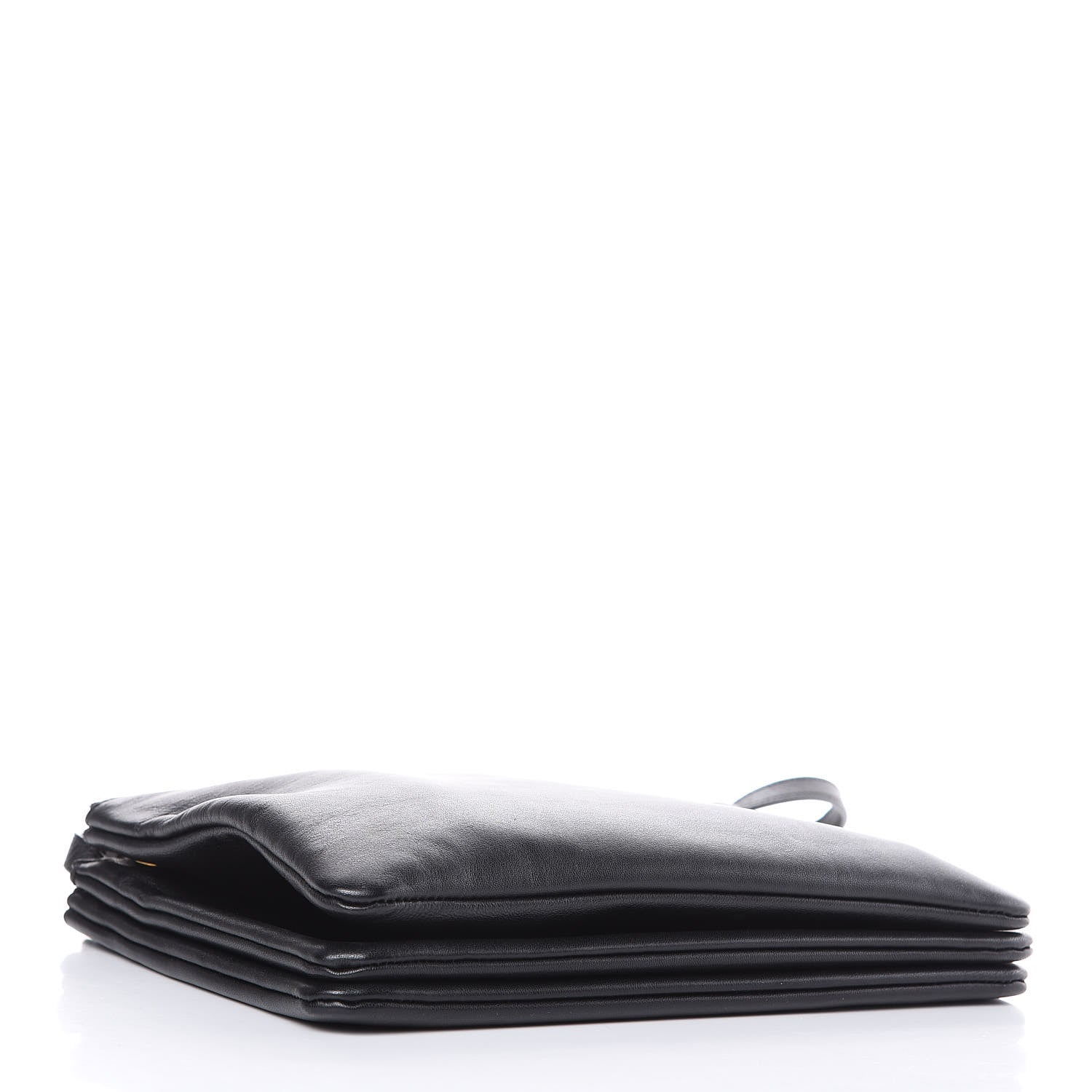 Celine Lambskin Large Trio Crossbody Bag Black 4 of 12