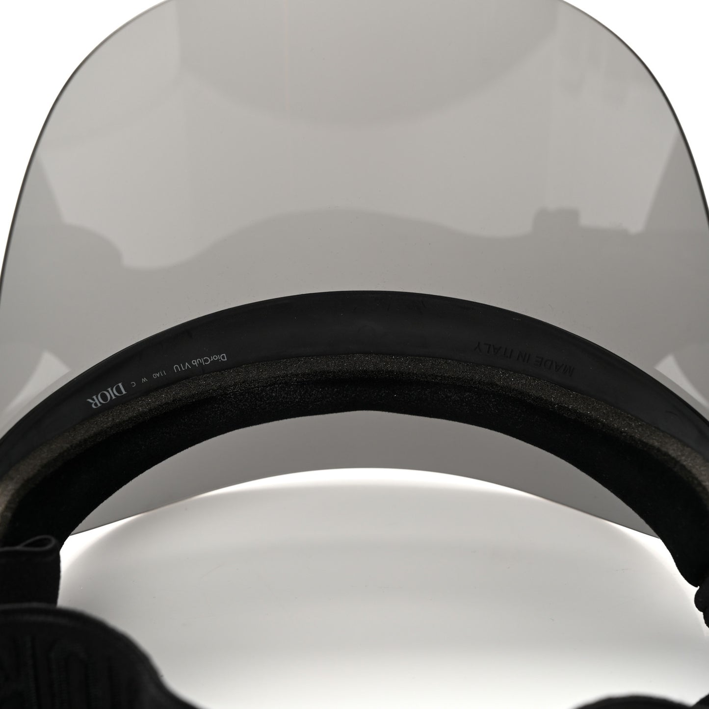 Mirrored DiorClubV1U Sun Visor Black