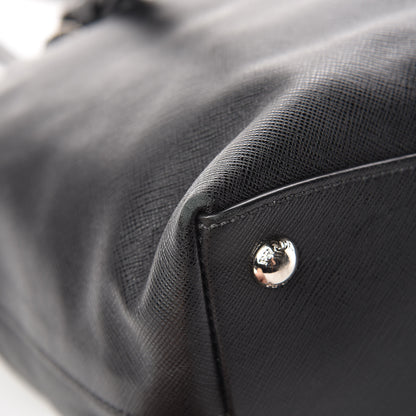 Prada Saffiano Soft Tote Black 11 of 16