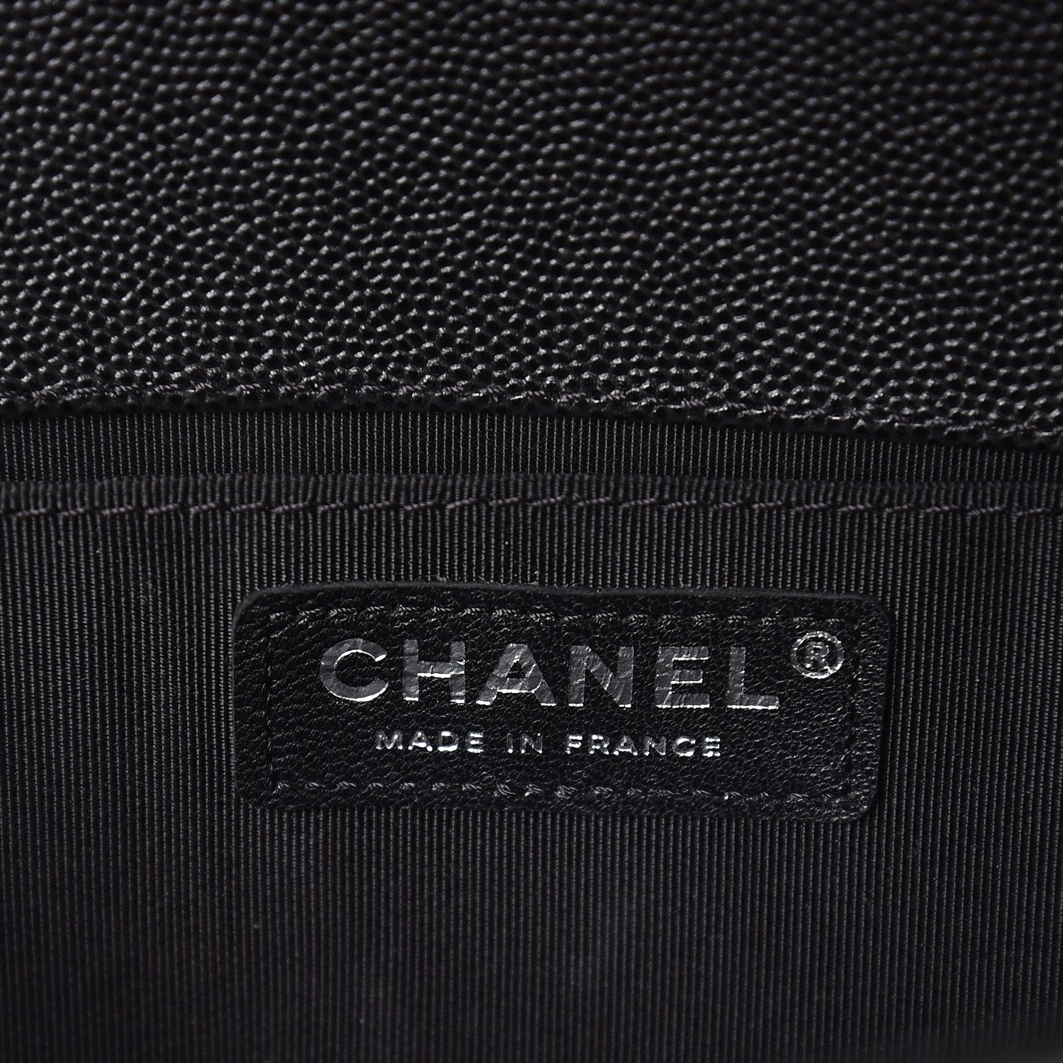 Chanel Caviar Quilted Medium Boy Flap Black 6 of 7