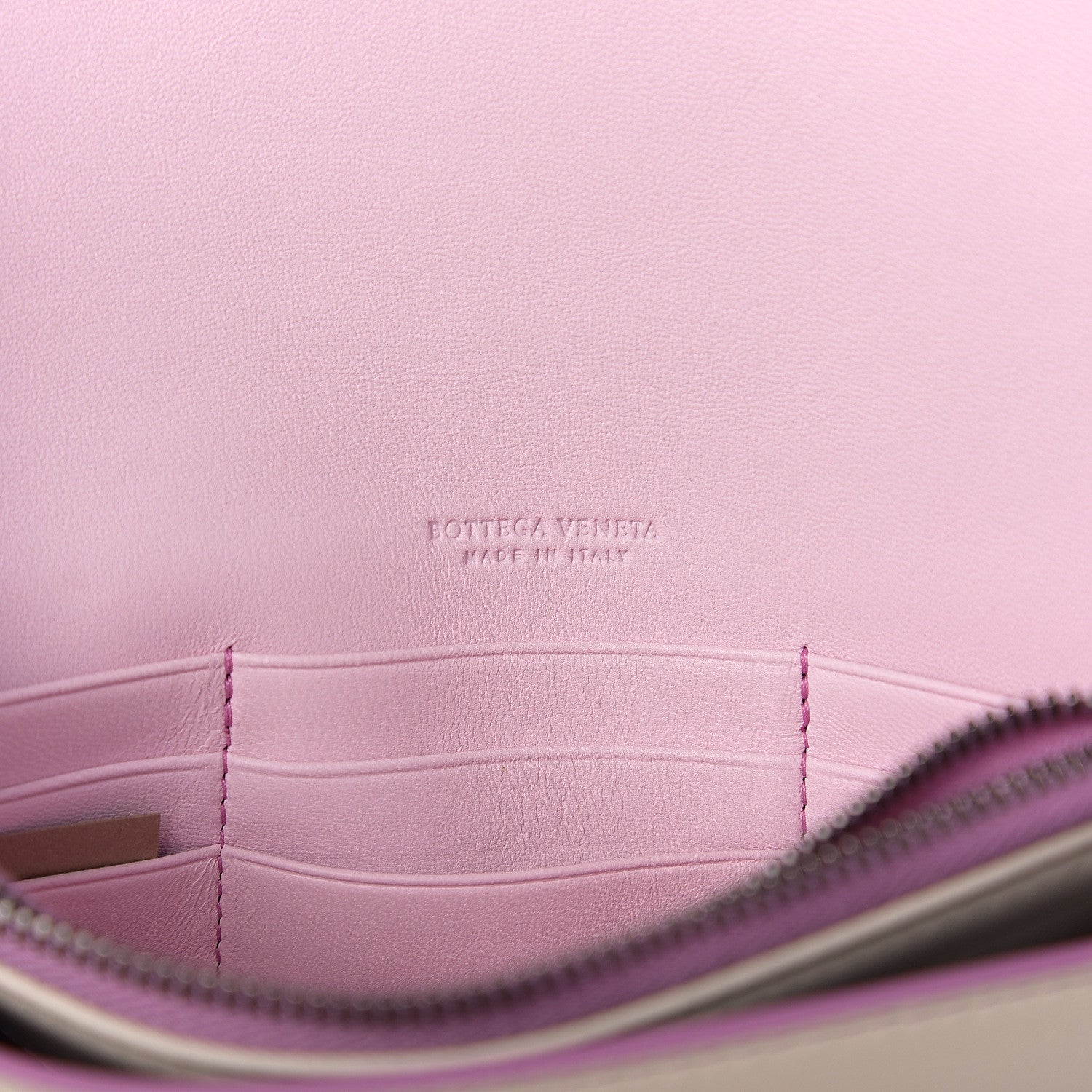 Bottega Veneta Nappa Intrecciato Wallet Bag Dragee Mist Twilight 5 of 9