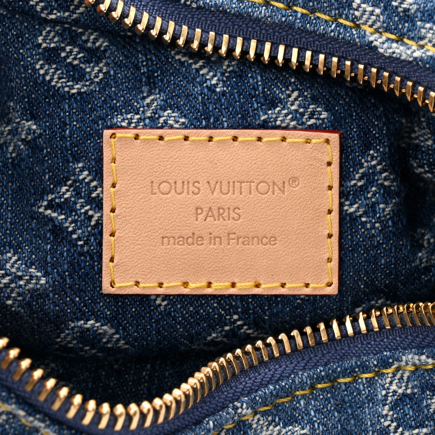Louis Vuitton Monogram Denim Pochette Valley Blue 6 of 10