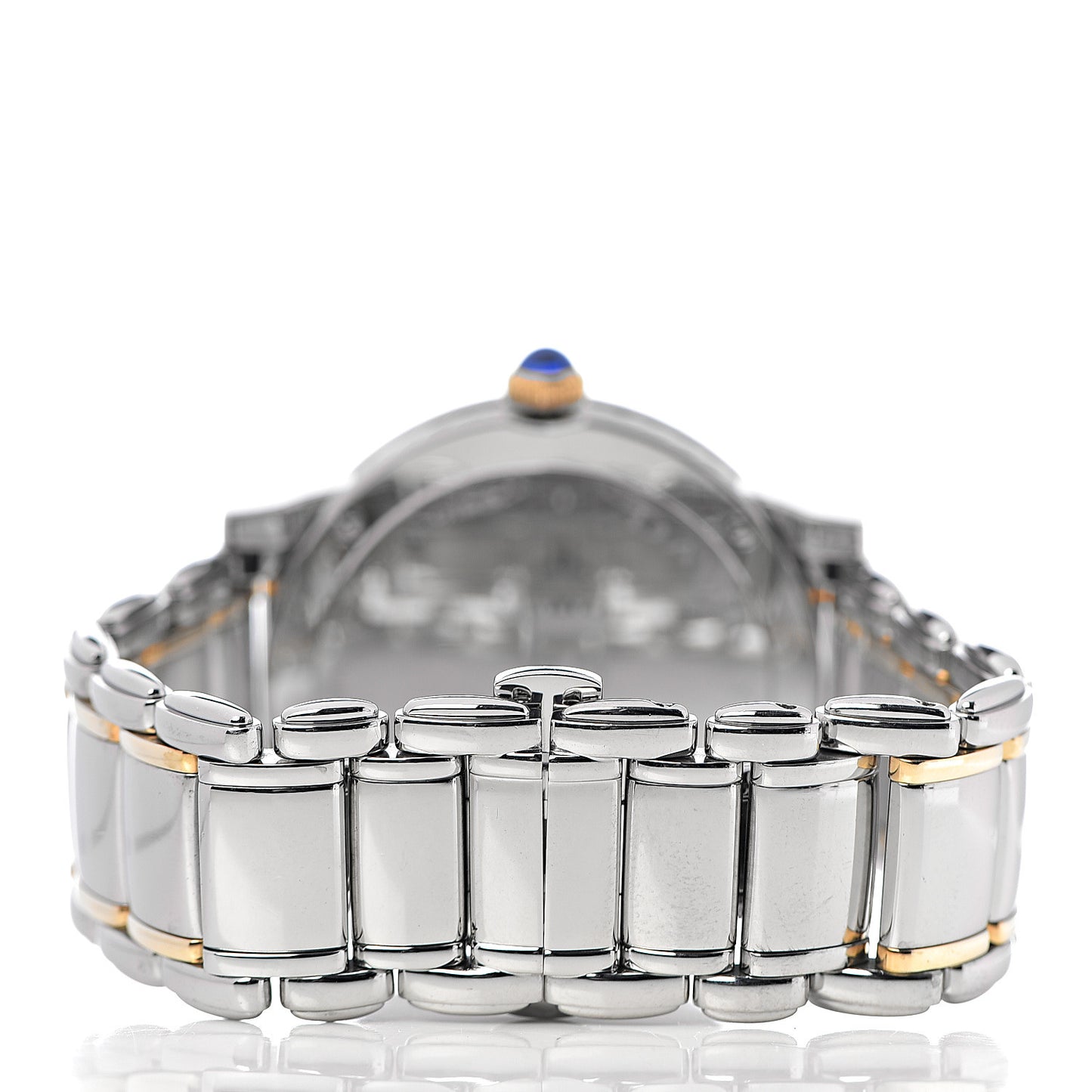 Stainless Steel 18K Yellow Gold Diamond Mother of Pearl 38mm Classic Quartz Watch