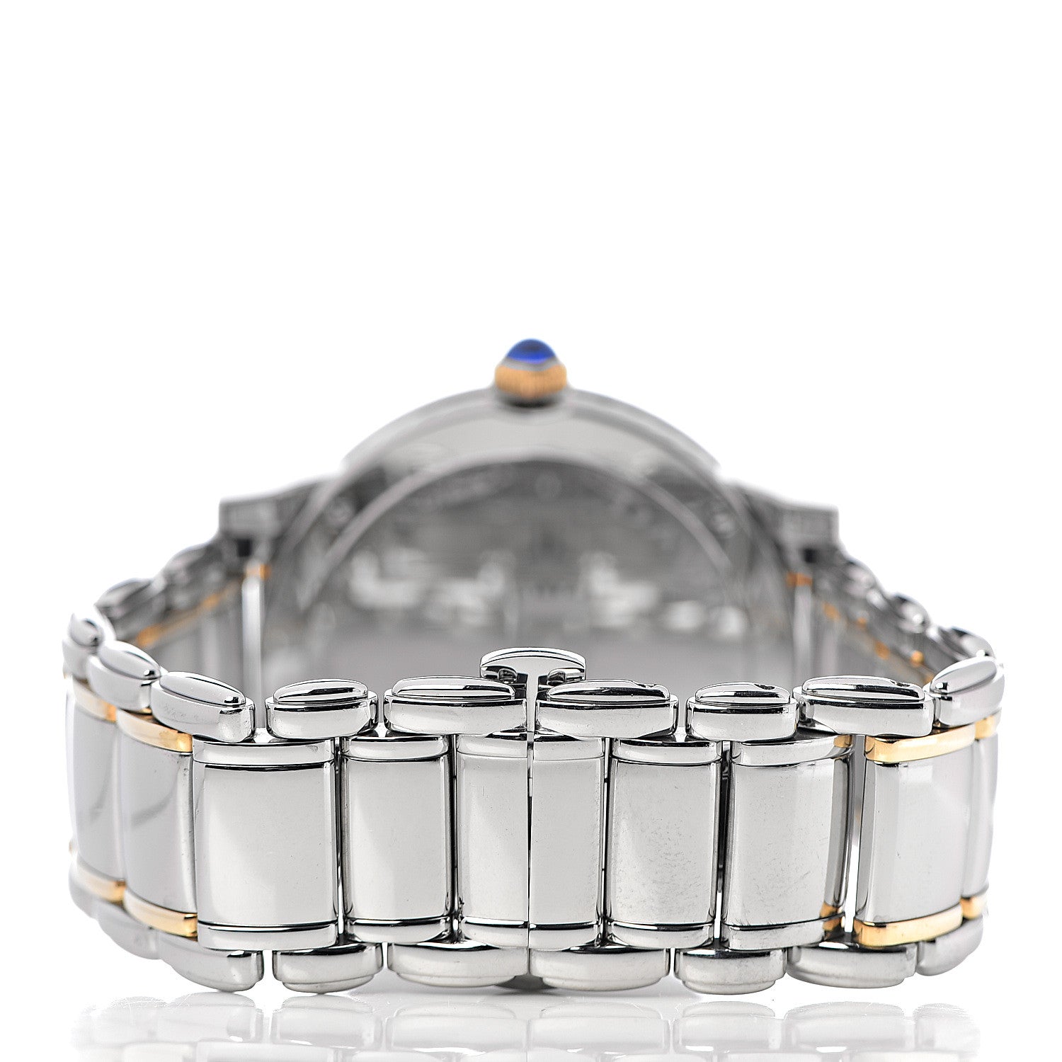 David Yurman Stainless Steel 18K Yellow Gold Diamond Mother of Pearl 38mm Classic Quartz Watch 4 of 8