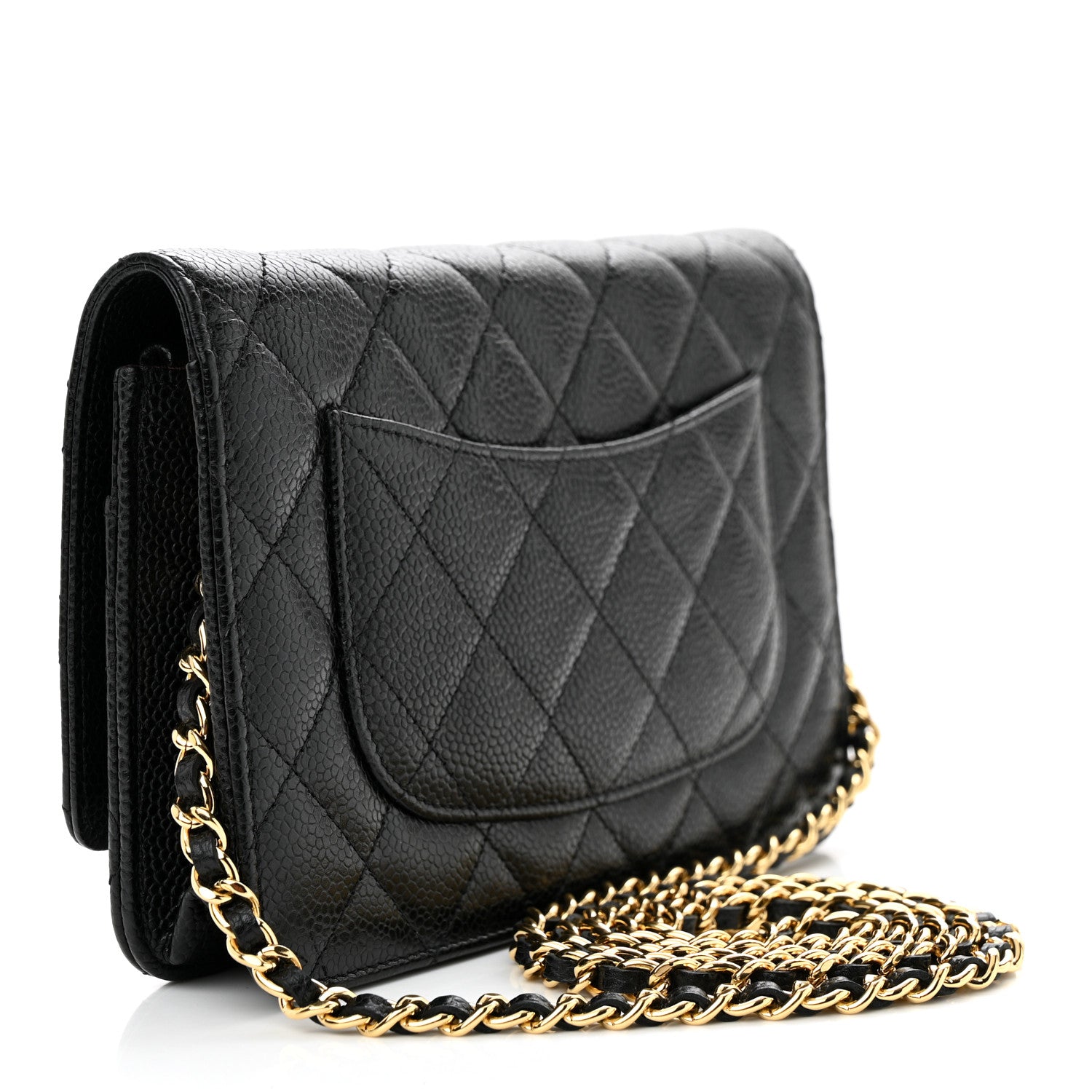 Chanel Caviar Quilted Wallet On Chain WOC Black 3 of 13