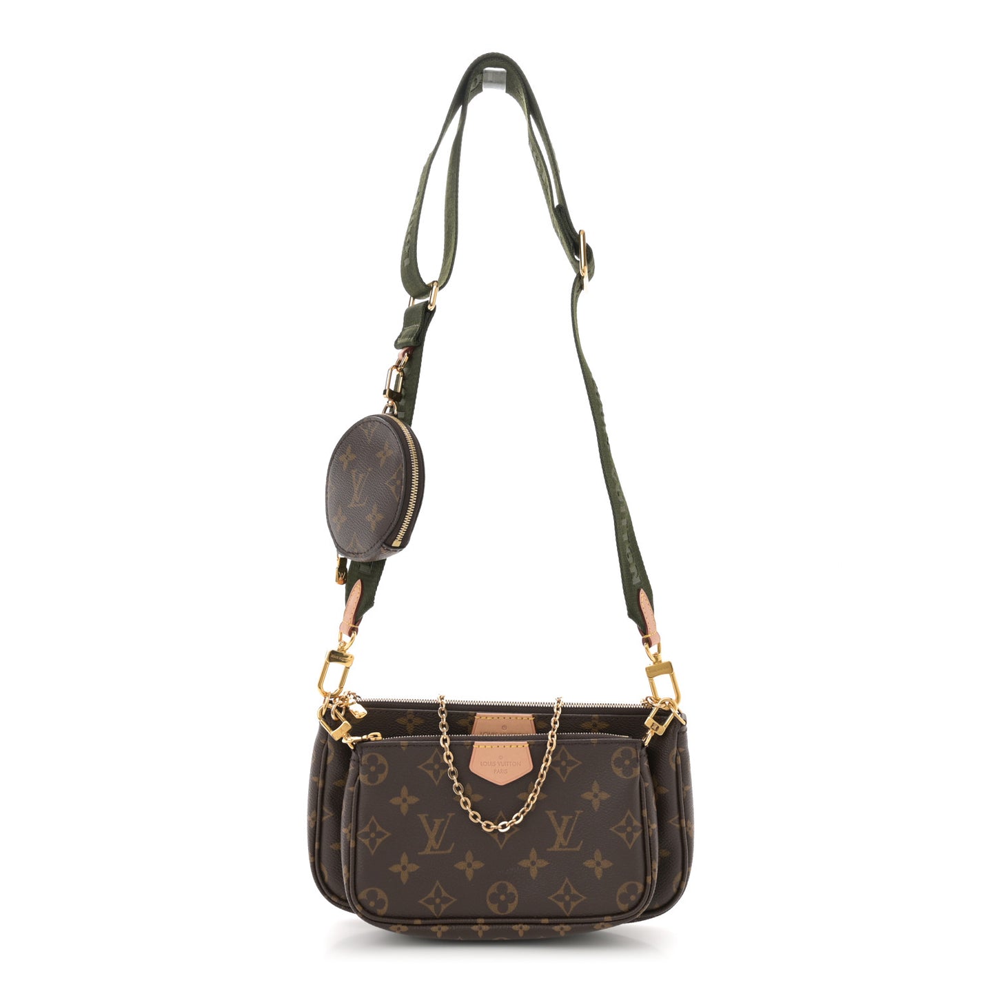 Monogram Multi Pochette Accessories Kaki