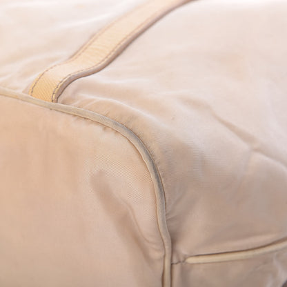 Prada Tessuto Nylon Nappa Shoulder Bag Beige 10 of 18