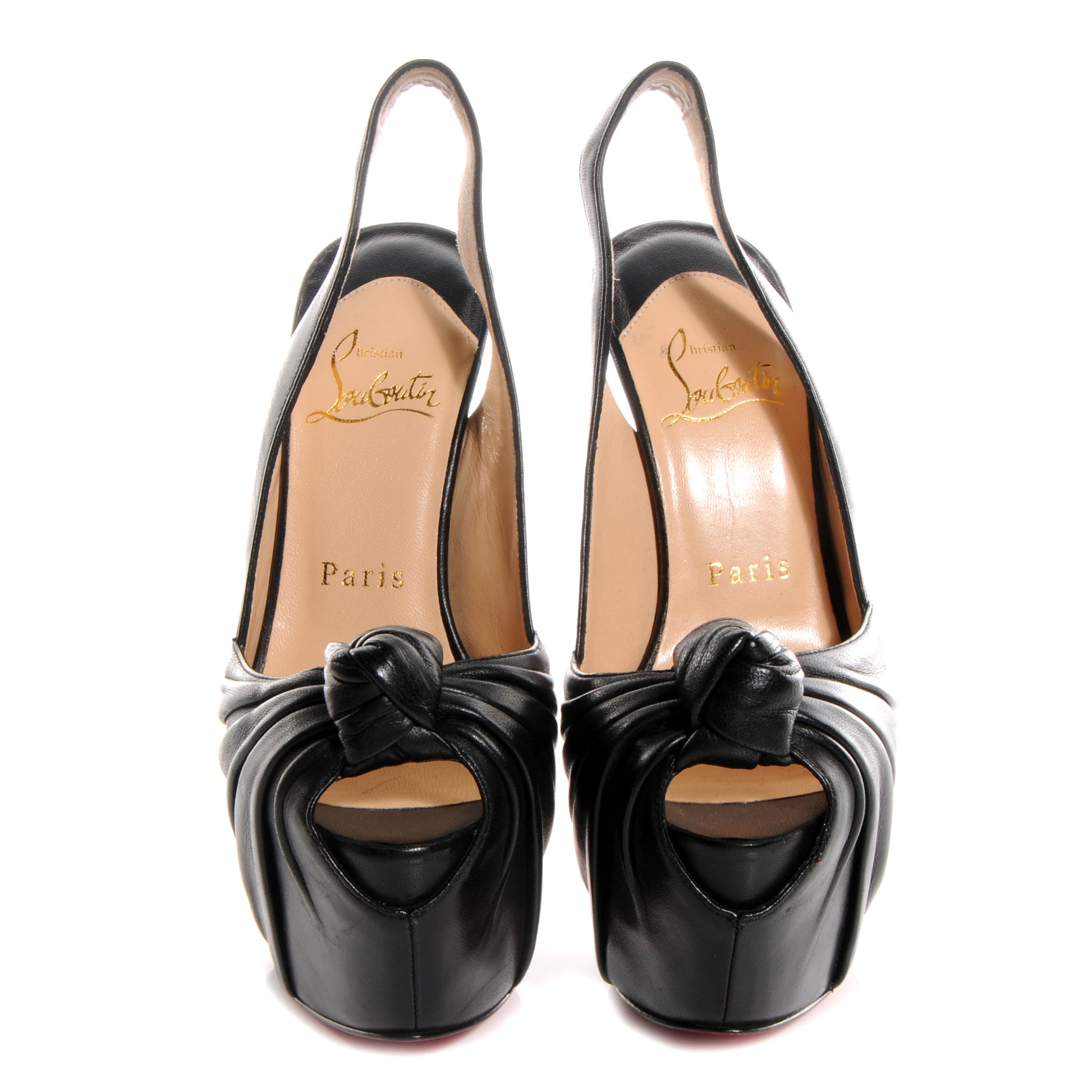 Christian Louboutin Calfskin Miss Benin 160 Pumps 35 Black 2 of 6
