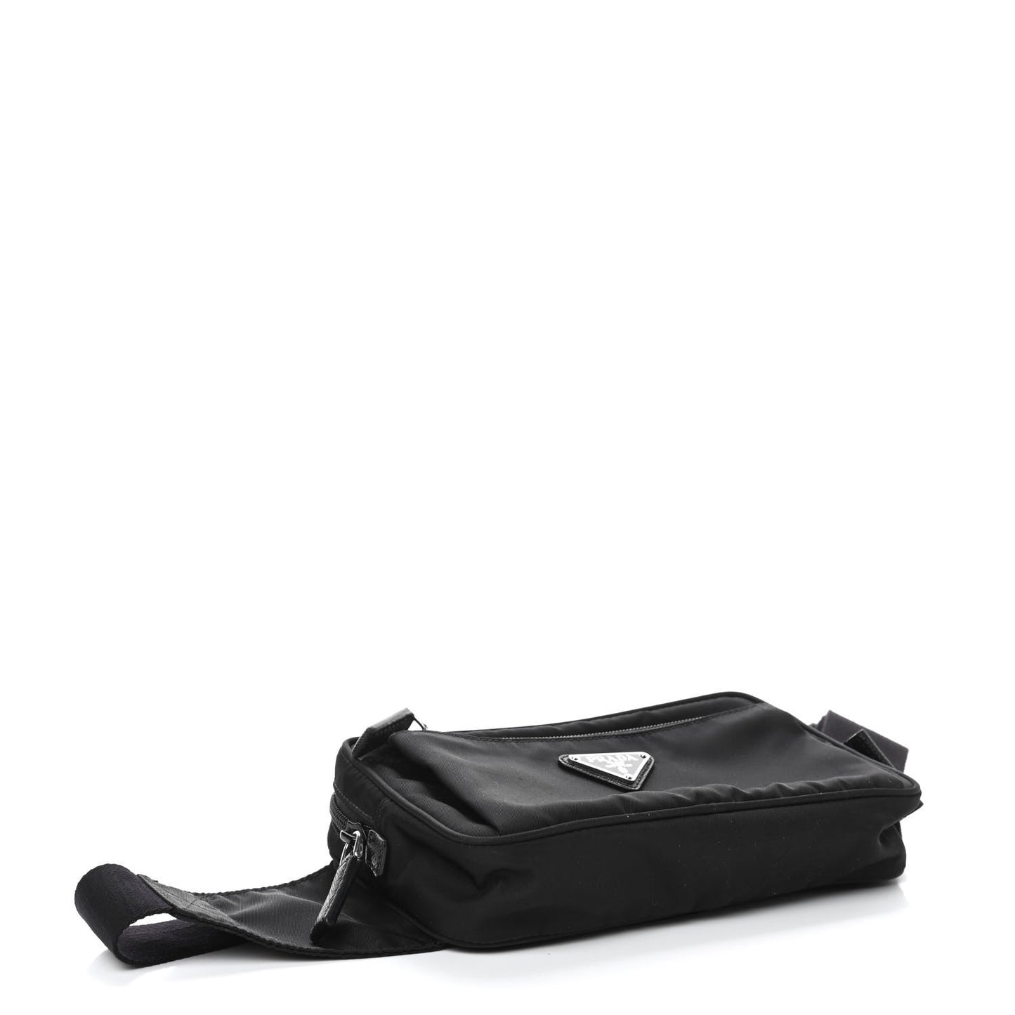 Tessuto Nylon Saffiano Belt Bag Black