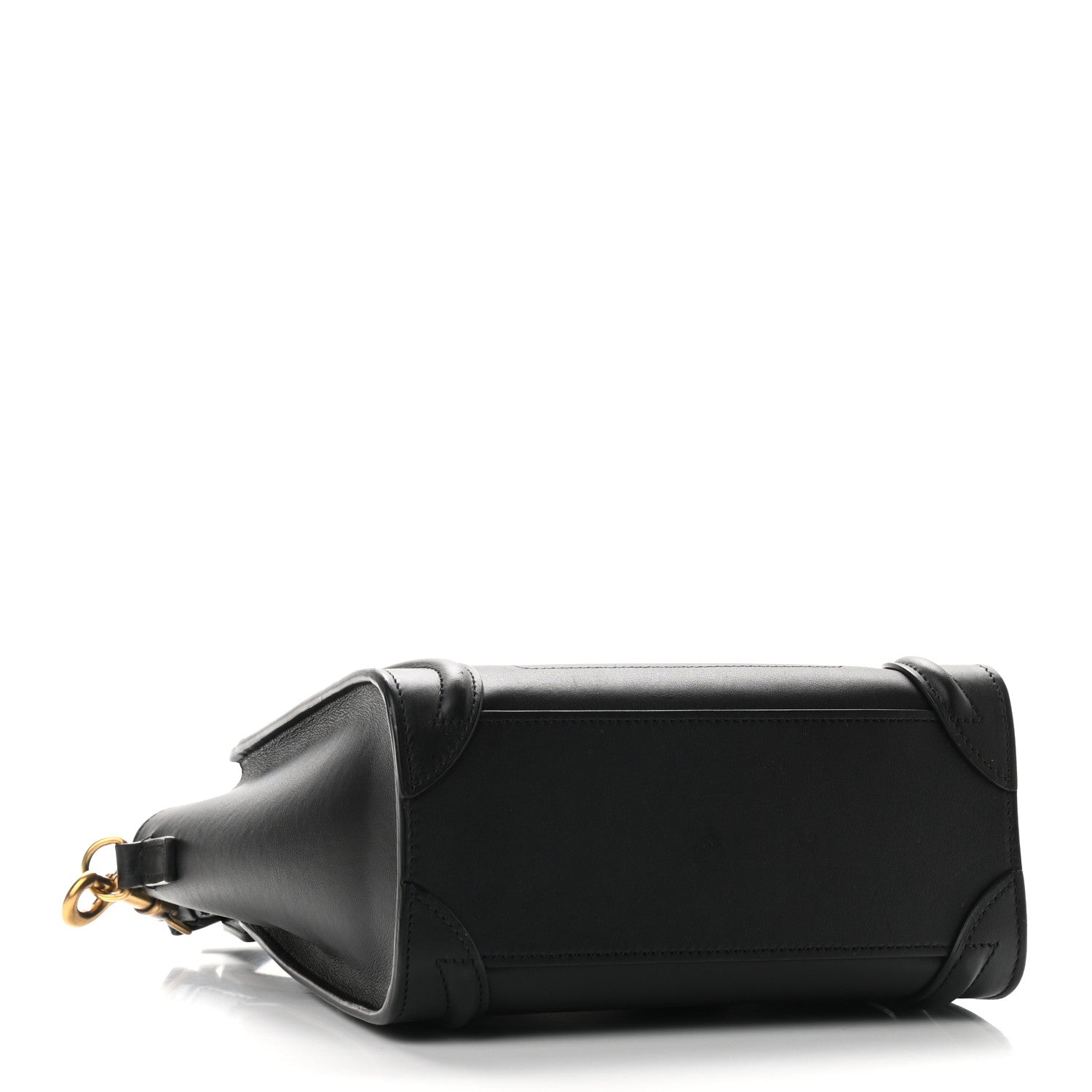 Celine Smooth Calfskin Nano Luggage Black 4 of 9