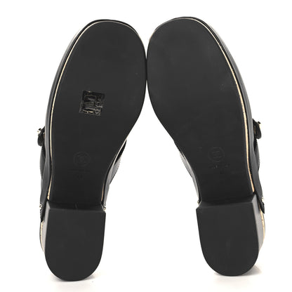 Chanel Calfskin CC Turn Lock Clogs 38 Black 6 of 9