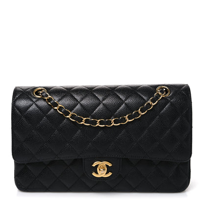 Chanel Caviar Quilted Medium Double Flap Black 1 of 10