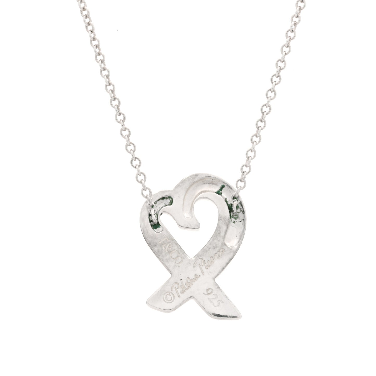 Sterling Silver Small Paloma Picasso Loving Heart Pendant Necklace