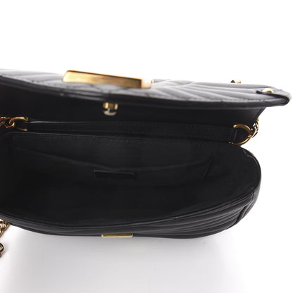 Louis Vuitton Calfskin New Wave Chain MM Black 4 of 8
