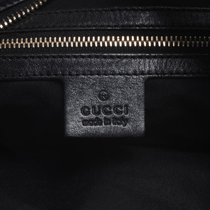 Gucci Leather Large Horsebit Chain Hobo Black 6 of 7
