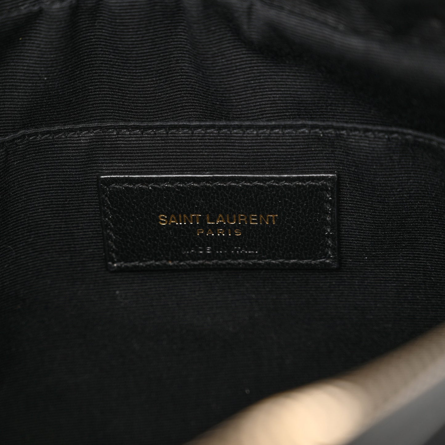 Calfskin Matelasse Monogram Lou Camera Bag Black