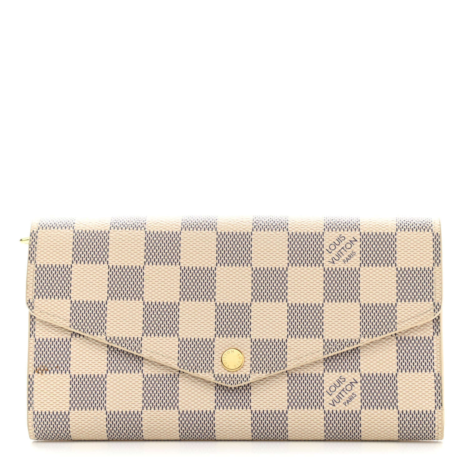 Louis Vuitton Damier Azur Sarah Wallet NM 1 of 6