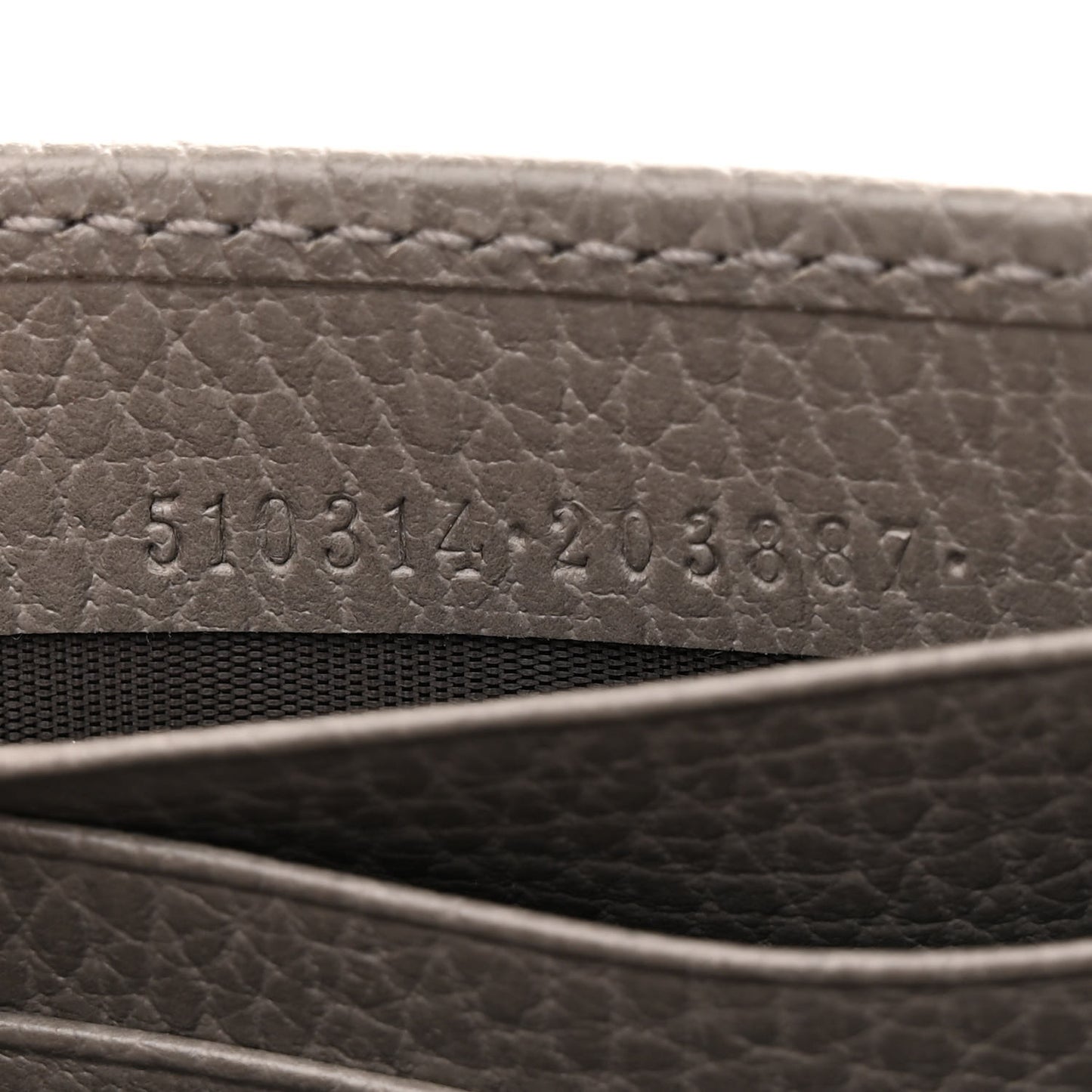 Dollar Calfskin Interlocking G Chain Wallet Loess