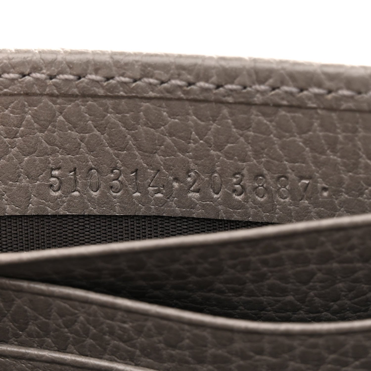 Gucci Dollar Calfskin Interlocking G Chain Wallet Loess 7 of 11